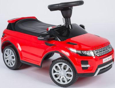 Каталка-машинка R-Toys Land Rover Evoque красный от 1 года пластик 156767