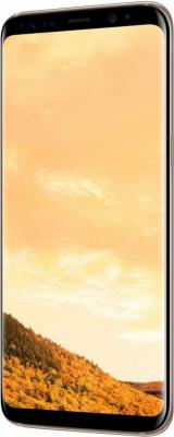 Фото Смартфон Samsung Galaxy S8 желтый топаз 5.8" 64 Гб NFC LTE Wi-Fi GPS 3G SM-G950FZDDSER. Купить в РФ