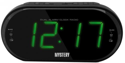 Фото Часы с радиоприёмником MYSTERY MCR-69 чёрный. Купить в РФ