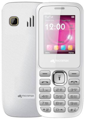 Фото Мобильный телефон Micromax X406 белый 1.8" 32 Мб. Купить в РФ