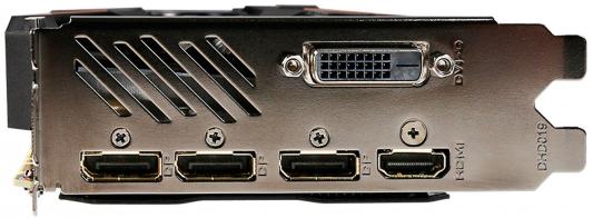 Фото Видеокарта 8192Mb Gigabyte GeForce GTX1080 PCI-E 256bit GDDR5X DVI HDMI DP GV-N1080D5X-8GD Retail. Купить в РФ