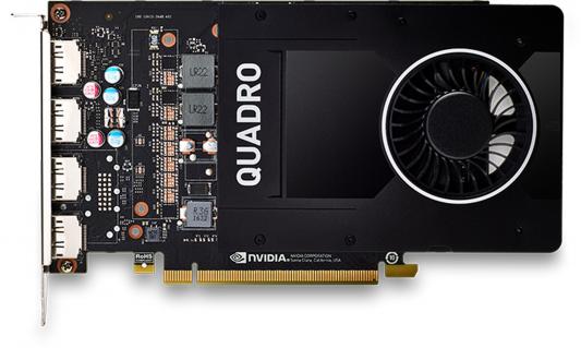 Фото Видеокарта 5120Mb PNY Quadro P2000 PCI-E 160bit GDDR5 4xDP VCQP2000-PB Retail. Купить в РФ