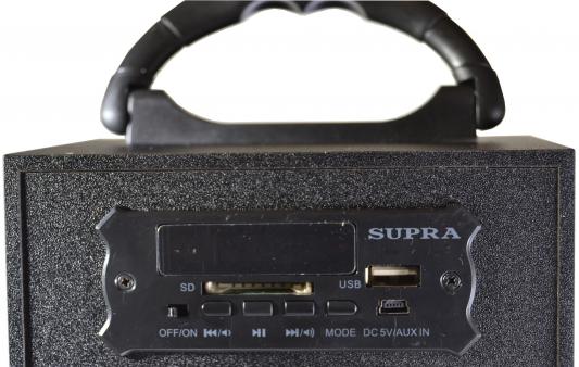 Фото Портативная акустика Supra BTS-550 черный. Купить в РФ