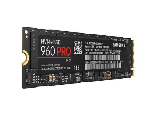 Фото Твердотельный накопитель SSD M.2 1Tb Samsung 960 PRO Read 3500Mb/s Write 2100Mb/s PCI-E MZ-V6P1T0BW. Купить в РФ