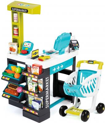 Игровой набор SMOBY Супермаркет с тележкой 41 предмет 350206