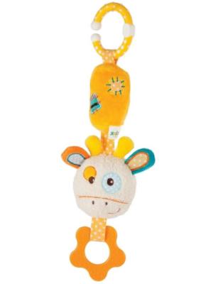 Развивающая игрушка Жирафики Подвеска с колокольчиком и прорезывателем "Жирафик Дэнни" 939364