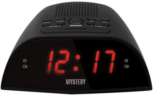 Часы с радиоприёмником MYSTERY MCR-48 чёрный