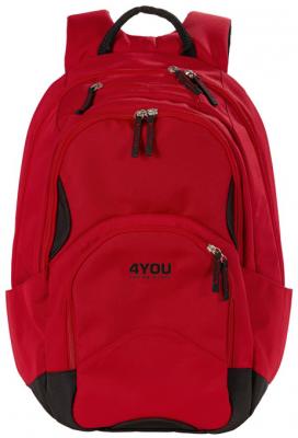 Рюкзак с отделением для ноутбука 4YOU FLOW 26 л красный
