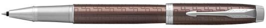 Ручка-роллер Parker IM Premium T324 Brown CT черный F 1931678