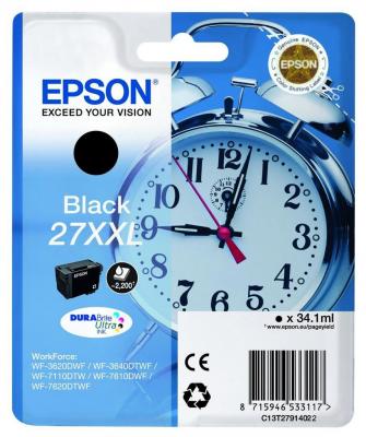 Картридж Epson C13T27914022 для Epson WF7110/7610/7620 черный 2200стр