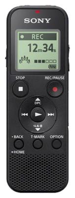 Цифровой диктофон ICD-PX370 4Gb черный