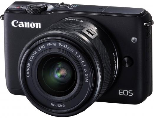 Фотоаппарат Canon EOS M10 18Mpix 3&quot; 1080p WiFi 18-45IS STM LP-E12 черный 0584C012
