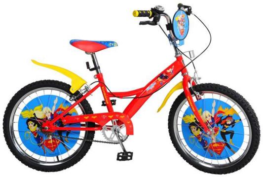 Велосипед Навигатор Super Hero Girls 16" красно-желтый