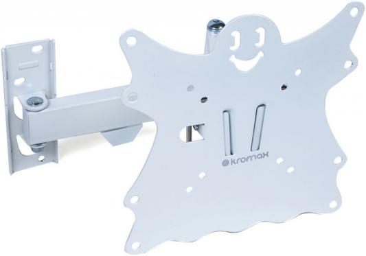 Кронштейн Kromax CASPER-204 белый LED/LCD 20-43&quot; 5 степеней свободы наклон +5°-15° поворот 