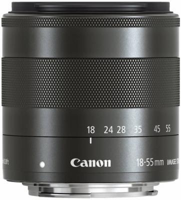 Объектив Canon EF-M STM 18-55мм f/3.5-5.6  черный 5984B005