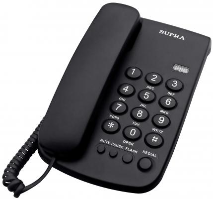 Телефон Supra STL-320 черный