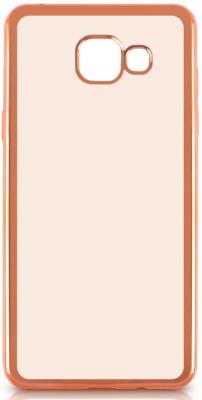 Чехол силиконовый DF sCase-24 с рамкой для Samsung Galaxy A7 2016 розовый
