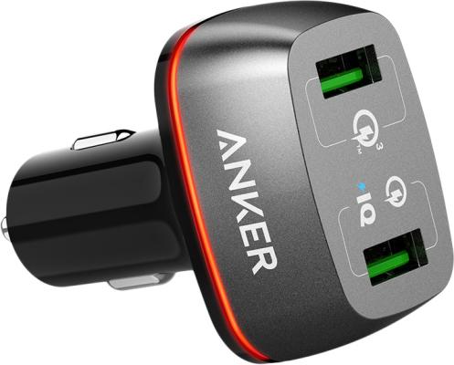 Автомобильное зарядное устройство ANKER A2224H11 2 х USB microUSB 5.1А черный
