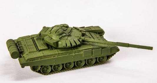 Танк Звезда Т-72Б 1:100 зеленый
