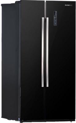 Холодильник Side by Side SHIVAKI SBS-550DNFBGL черный