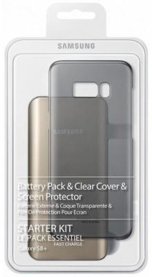 Чехол Samsung EB-WG95EBBRGRU для Samsung Galaxy S8 + защитное стекло черный