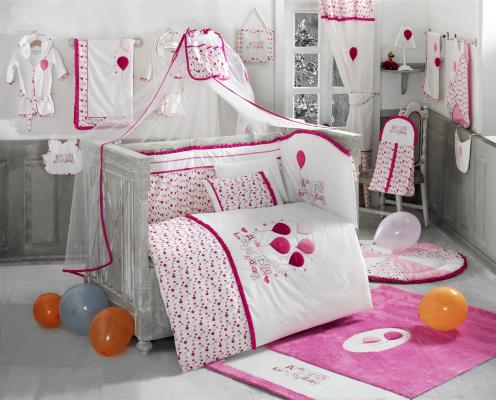 Комплект постельного белья 3 предмета KidBoo Happy Birthday (pink)