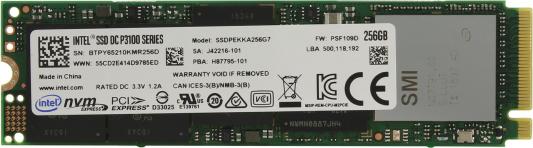 Твердотельный накопитель SSD M.2 256 Gb Intel SSDPEKKA256G701 953766 Read 1400Mb/s Write 100Mb/s TLC