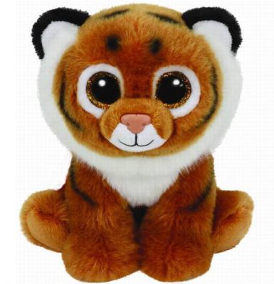Мягкая игрушка тигр TY Тигренок Tiggs 25 см рыжий белый плюш  90218