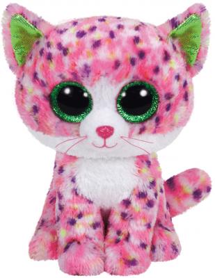 Мягкая игрушка кот TY Котенок Sophie 15 см розовый искусственный мех синтепон  36189