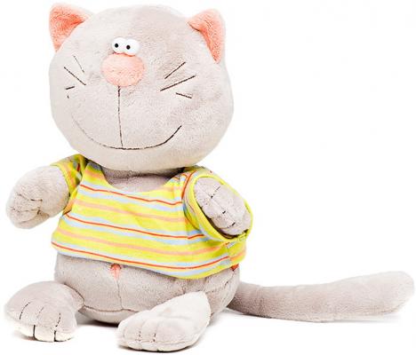 Мягкая игрушка кот ORANGE Батон искусственный мех синтепон серый 20 см MC2370/20B