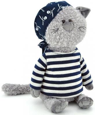 Мягкая игрушка ORANGE "Кот-обормот" - Пират текстиль серый 30 см