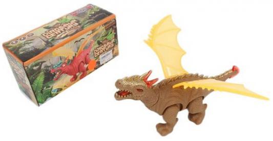 Интерактивная игрушка Shantou Gepai "Динозавр" от 3 лет коричневый свет, звук, проектор  8772