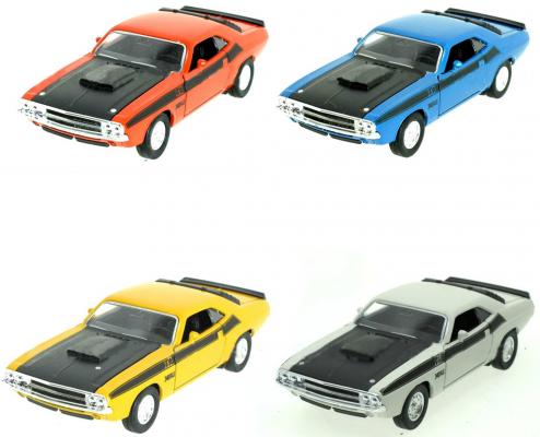Автомобиль Welly Dodge Challenger 1970 1:34-39 цвет в ассортименте