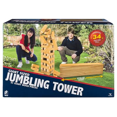 Настольная игра SPIN MASTER спортивная Падающая башня гигант
