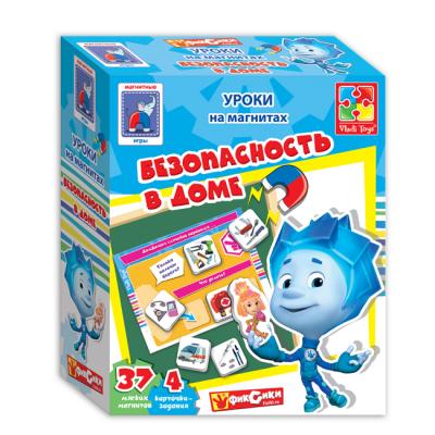 Магнитная игра Vladi toys развивающая Безопасность в доме с Фиксиками VT1502-15