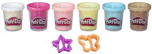 Набор для лепки Hasbro Play-Doh из 6 баночек с конфетти B3423