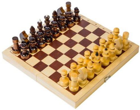Настольная игра Шахматы походные дерев.  D-1