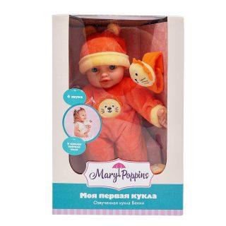 Пупс Mary Poppins "Моя первая кукла" - Бекки с игрушкой 30 см со звуком  451188