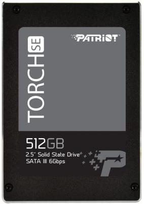 Твердотельный накопитель SSD 2.5" 512 Gb Patriot Torch Read 560Mb/s Write 540Mb/s MLC PTS512GS25SSDR