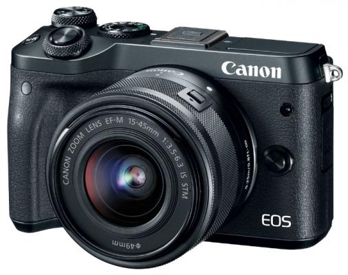 Фотоаппарат Canon EOS M6 24.2Mpix 3" 1080p WiFi 18-150 IS STM f/ 3.5-6.3 LP-E17 черный 1724C022
