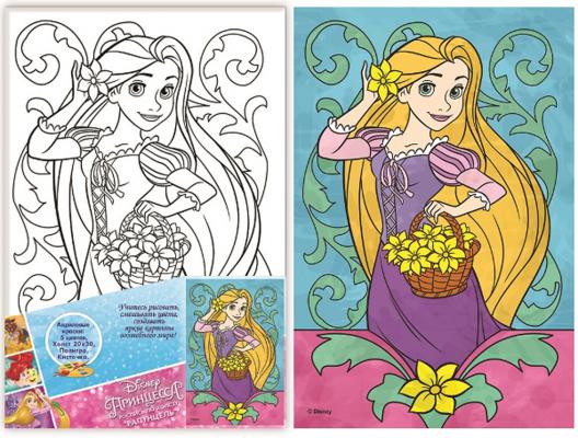 Набор для росписи по холсту DISNEY Princess - Рапунцель от 5 лет (20 х 30 см) 30523