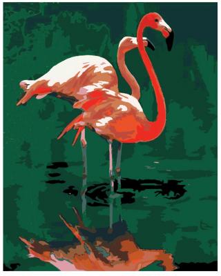 Набор для росписи по холсту Креатто "Розовый фламинго" от 7 лет 40х50 см 30161