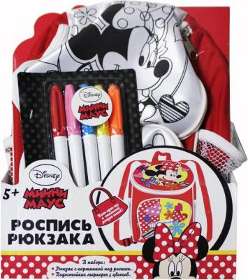Набор для творчества РОСМЭН роспись рюкзака «Минни Маус», Disney Минни Маус от 5 лет 23242