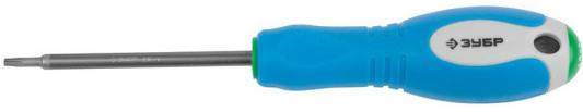 Отвертка Зубр Cr-V сталь трехкомпонентная рукоятка цветовая индикация типа шлица TORX №10 75мм 25254-10-075