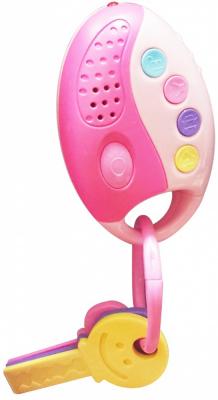 Интерактивная игрушка 1toy "Автоключики" от 1 года розовый свет, звук,