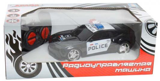 Машинка на радиоуправлении 1toy Chevrolet Camaro - Полиция пластик от 3 лет черно-белый Т59142