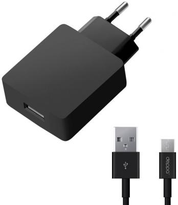 Сетевое зарядное устройство Deppa 11375 USB 2.4А черный