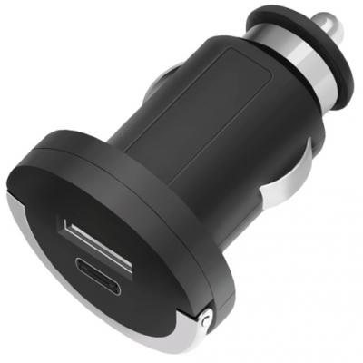 Автомобильное зарядное устройство Deppa 11210 USB-C USB 3.4A черный
