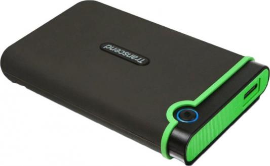 Внешний жесткий диск 2.5" USB2.0 2 Tb Transcend StoreJet 25M2 TS2TSJ25M3E черный/зеленый