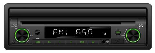 Автомагнитола Supra SWM-757NV 7" USB MP3 CD DVD FM RDS SD 1DIN 4x50 пульт ДУ черный